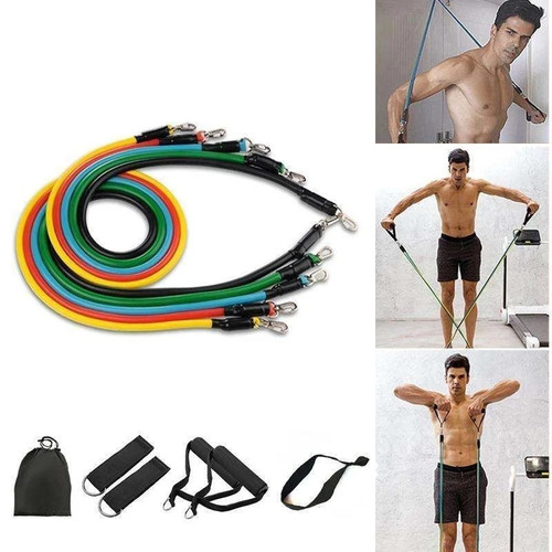 Resistance bands workout - resistance, set