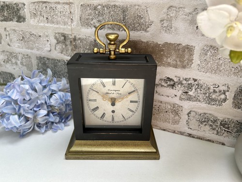 Black gold wooden mantel - black,