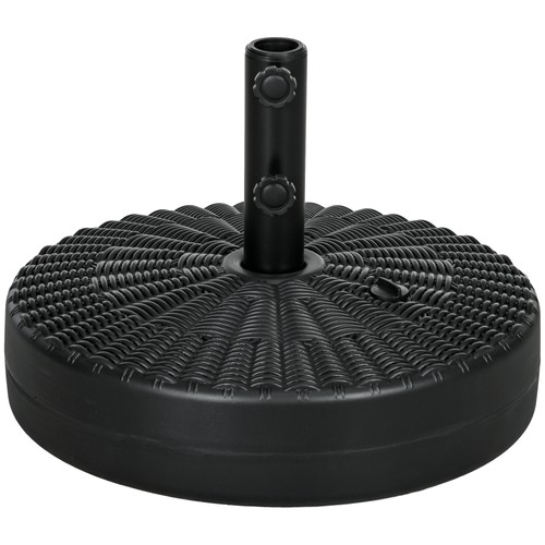 Outsunny 29kg round parasol - round,