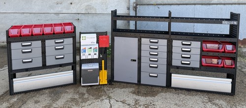 Van racking shelving - van, drawers
