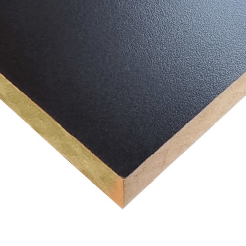 Mdf black melamine - black,