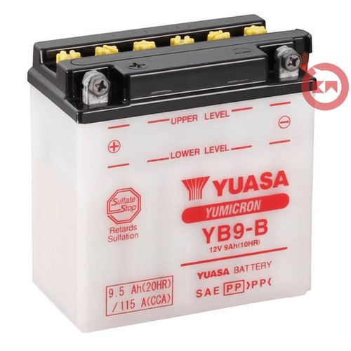 Yuasa yb9 original battery - yb9-b,