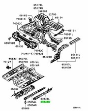 Side Sill, Fr Floor, Inr Rh For: Mitsubishi Lancer Evo 7 8 9 (CT9A)