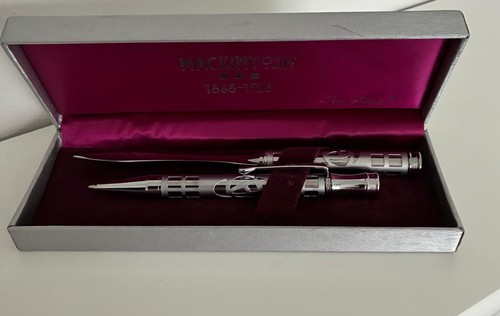 Mackintosh silver style letter - mackintosh,