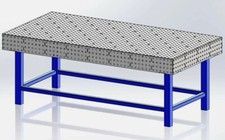 Welding Bench DXF Files / Fixture Table  1200mm X 2400mm Laser Cut 100+ SOLD