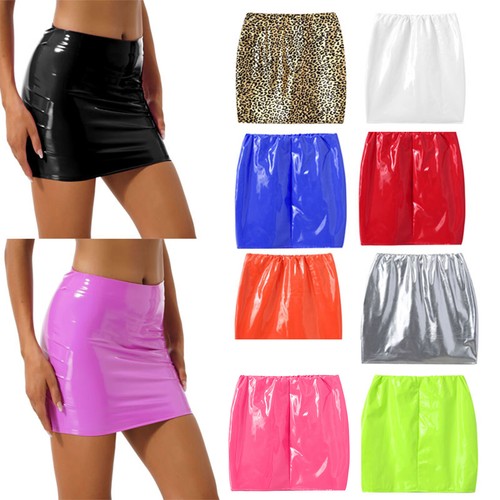 Womens glossy bodycon - womens,