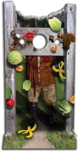 Medieval pillory stocks - medieval,