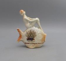 Art Deco Girl on Fish Lucky