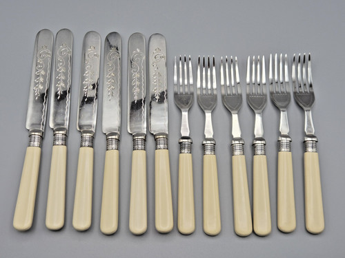 Set epns silver collared - set,