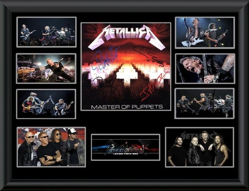 Metallica signed master of - metallica, "master