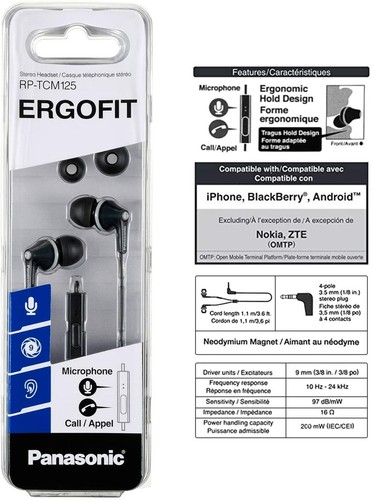 Panasonic ergofit earbud - panasonic,