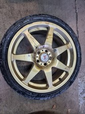  Subaru Impreza TECNOMAGNESIO 17'' Alloy Wheel  in gold 5x100 7j et48 6 spoke 