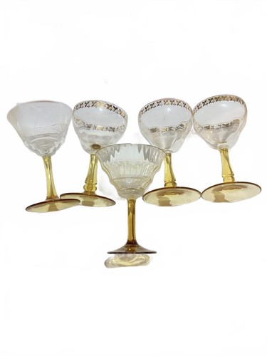 Vintage amber stem - vintage, cocktail