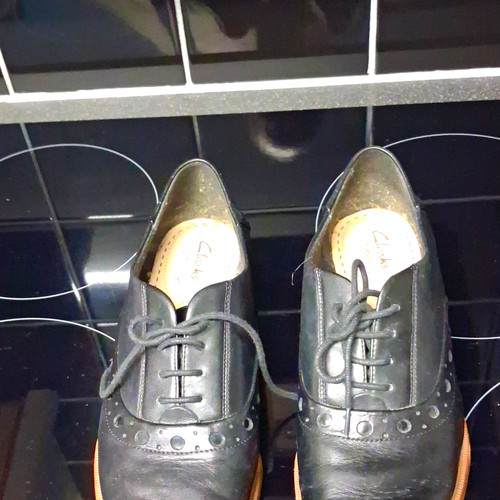 Clarks men black leather - clarks,