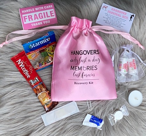 Hangover kit filled pink - kit, |