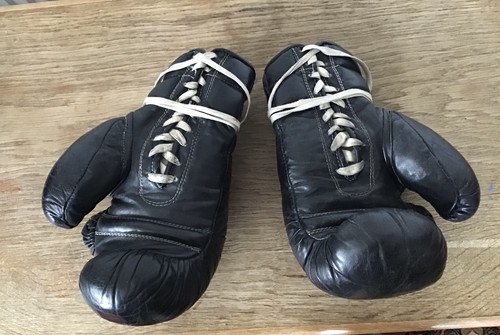Vintage black leather - vintage,