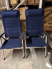 Folding Padded Deck Chair For Outdoor Garden Camping Heavy Duty Luxury Padding