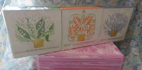 Vintage morny soap set lily - soap, of