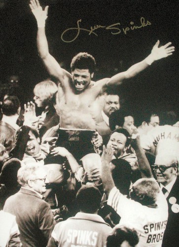 Leon spinks signed - leon,