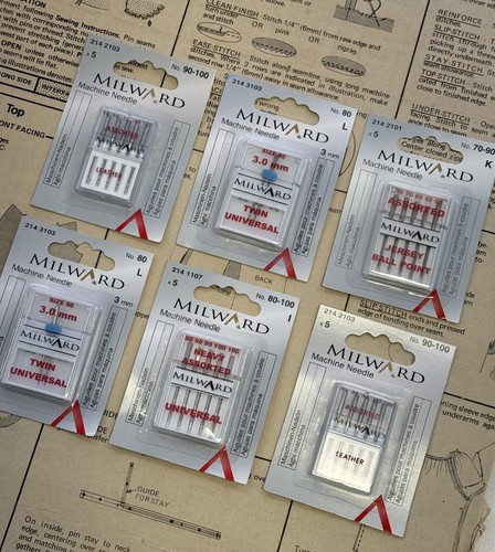 Milward sewing machine needles - milward,