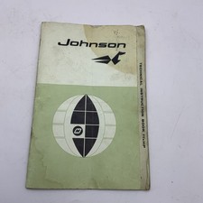 Vintage Johnson Outboard Motor
