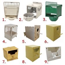 Plastic Canary / Finch Nest Pans / Box-Bird Nest Breeding Boxes for Cage Fixing
