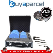 BAP Electricians 7 Piece 2 CORE Diamond Core Set for Granite Marble + Metal Case