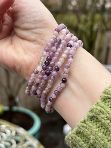 Lepidolite purple crystal - lepidolite,