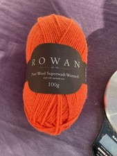 Rowan Pure  100% Superwash Wool  Worsted x 100g ~ Sh 201 Tiger - Orange *FAB*