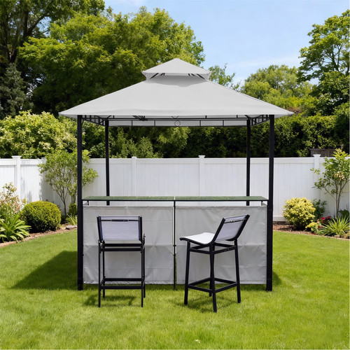 Outdoor bar gazebo set - bar,