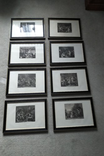Set hogarth framed - ,