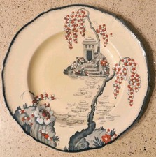 Royal Venton Ware Plate hand painted detailing. 1931 - 1936 Art Deco