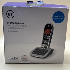 Boxed Telephone BT 4600 Nuisance Call Blocker Caller ID Digital Answer Machine 