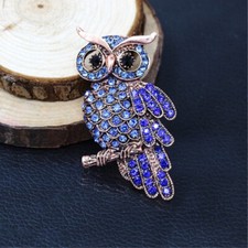 Blue Crystal Owl Spirit Animal