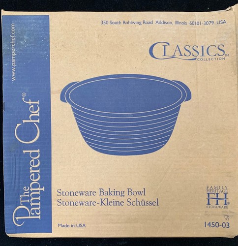 The pampered chef stoneware - chef,