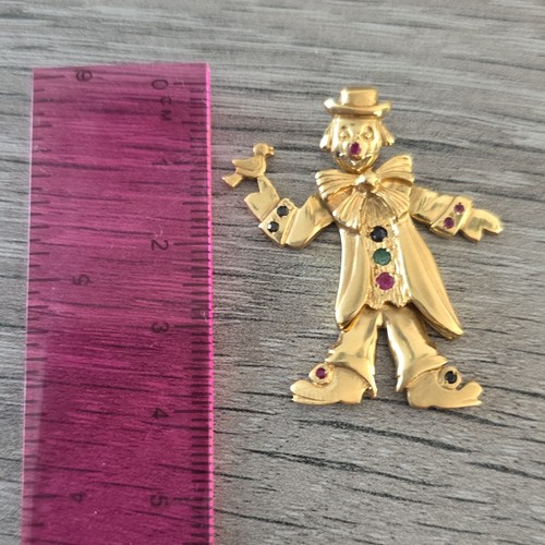 Carat gold jester clown - 14,