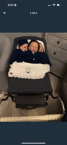 Silver cross dolls pram - cross,