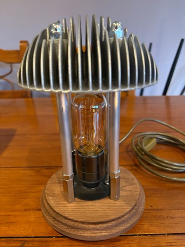 Table lamp made from vintage - made,