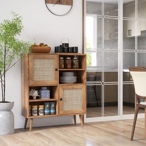 Rattan sideboard contemporary - sideboard,