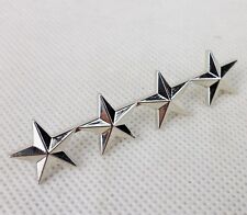 Silvery Metal U. S. US Military Stars Beret Badge Pin Insignia-D760