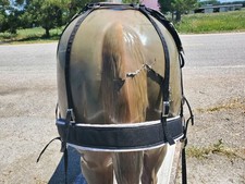 BLACK nylon western saddle