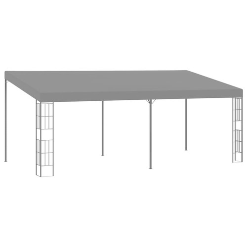 Wall mounted gazebo cream 6x3m - cream,