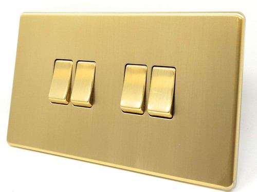 Fsb44 satin brass gang 2 - satin,