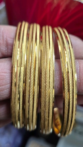 22k gold plated bangles - 22k,