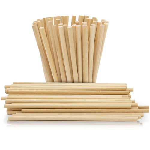 Round wooden dowel rods - round,