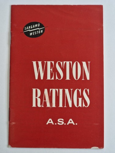 Sangamo weston ratings film - sangamo,