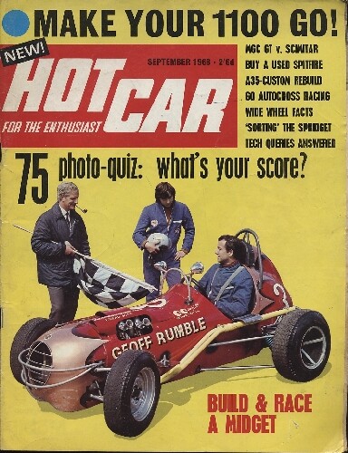 Hot car sept 1968 - sept, mgc