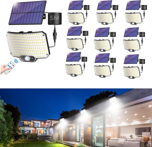 Led solar wall light outdoor - led,