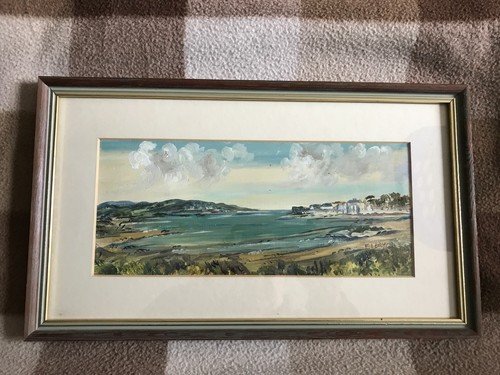 Vintage oil painting - ., signed
