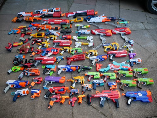 Nerf job lot - lot,, guns
